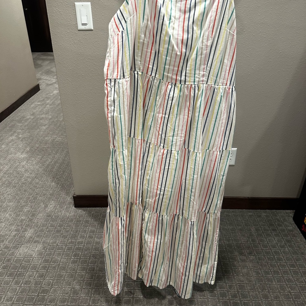 J. Crew Striped Maxi Dress - Multicolor